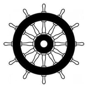 The MED "Wheelmark" logo